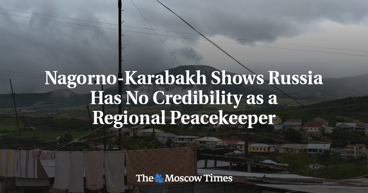 Russia's Credibility as a Peacekeeper Shattered in Nagorno-Karabakh Conflict