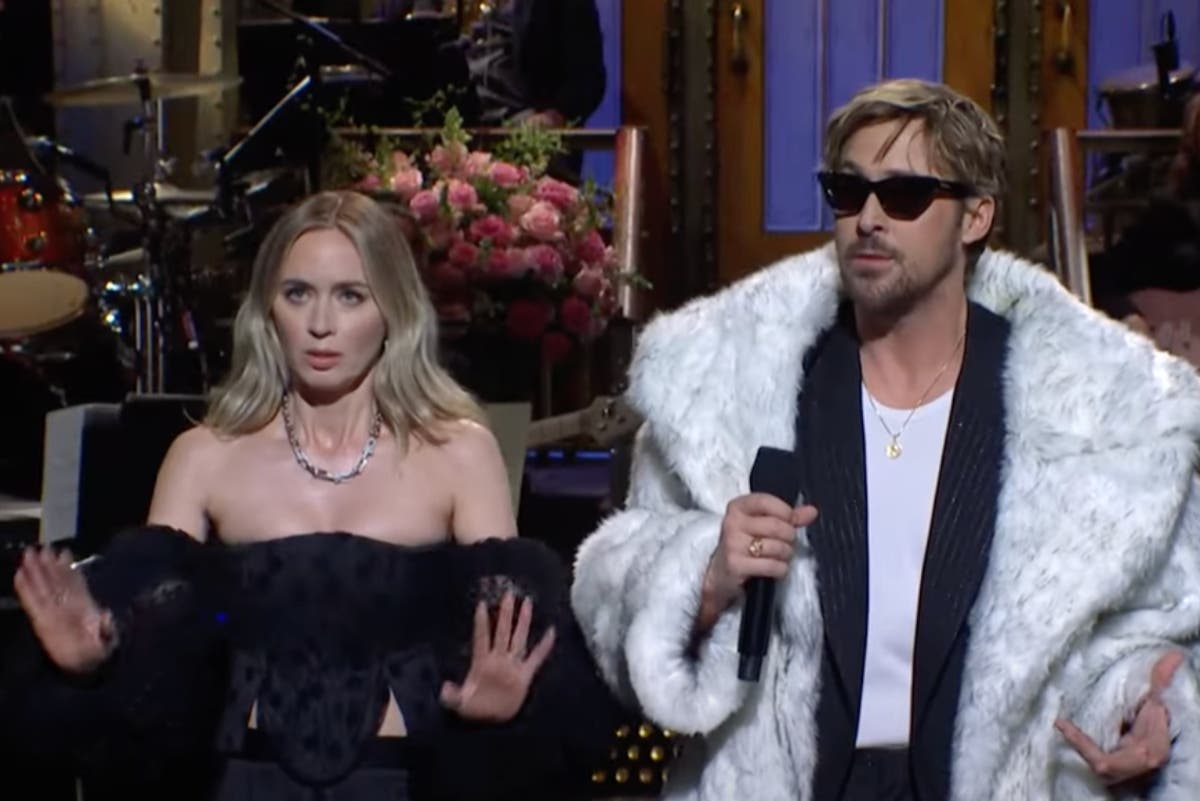 Featured image for "Ryan Gosling's Hilarious SNL Skit with Emily Blunt and Barbie Role Mockery"