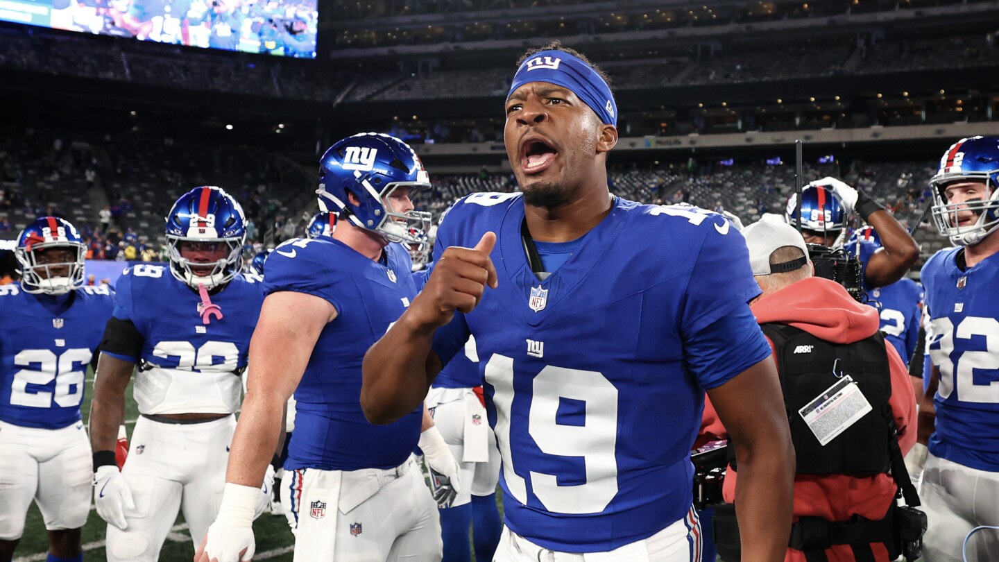 Featured image for Giants' Jameis Winston to Start as QB1 Amid Jaxson Dart's Absence