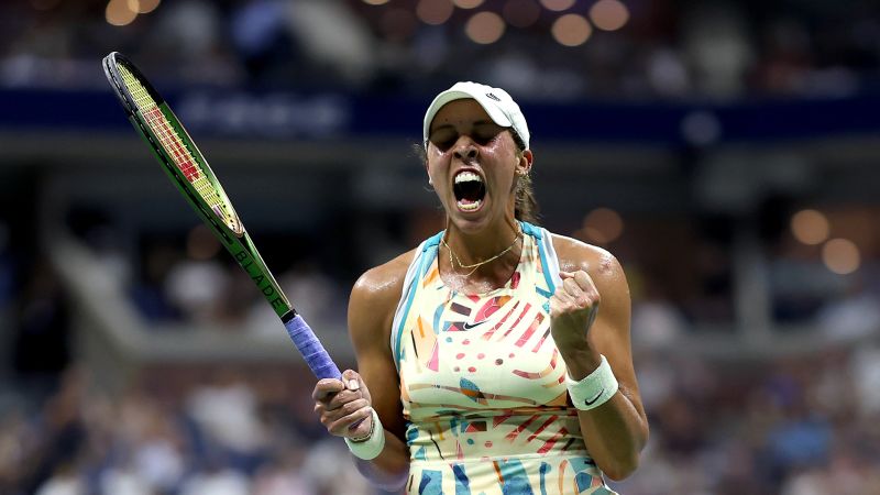 Featured image for "Madison Keys Dominates to Secure Spot in US Open Semifinals"