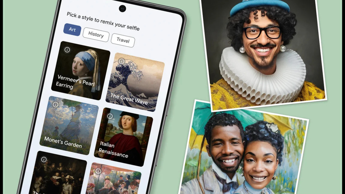 "Transform Your Selfies with Google's Art Selfie 2 Using AI and Historic Art Styles"