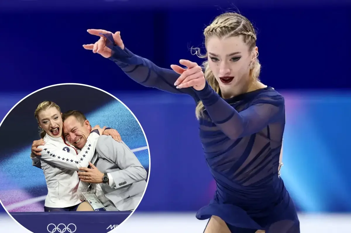 Amber Glenn’s tearful setback becomes Olympic redemption in the free skate