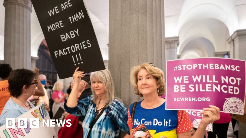 South Carolina enacts six-week abortion ban.