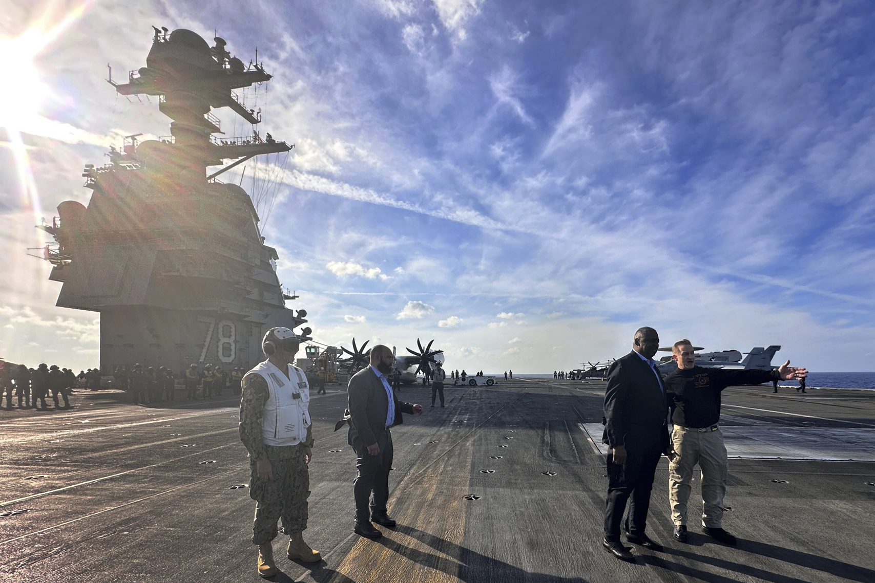 Featured image for "USS Gerald R. Ford Ends Extended Deployment with Mission to Protect Israel"