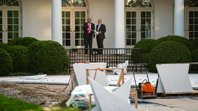Featured image for Trump’s White House Renovations: From Flag Poles to a $200 Million Ballroom