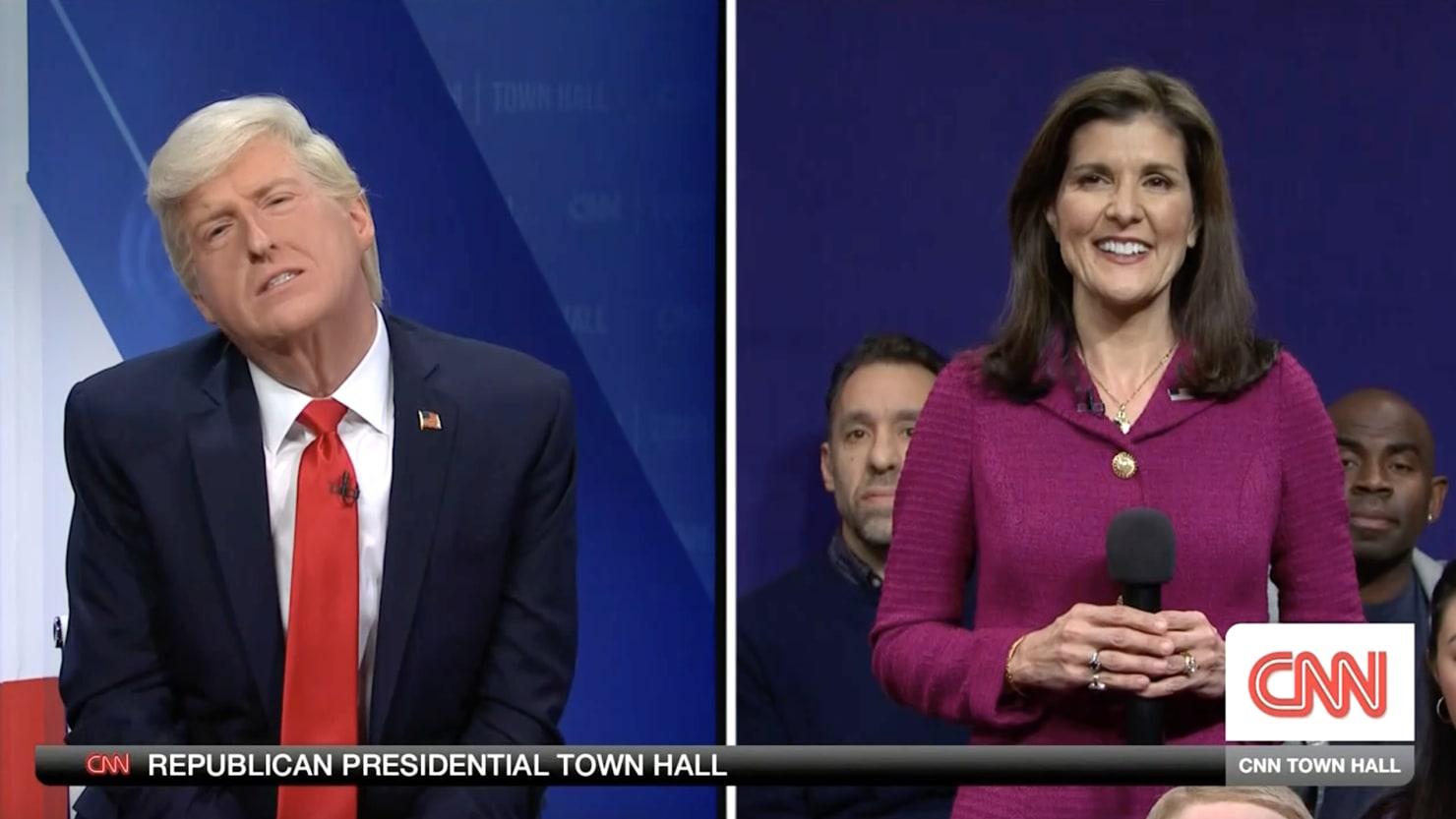 "Nikki Haley's Controversial SNL Appearance Sparks Debate"