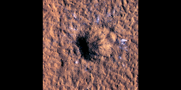 Featured image for "Mars Faces Frequent Meteorite Impacts, NASA Data Reveals"