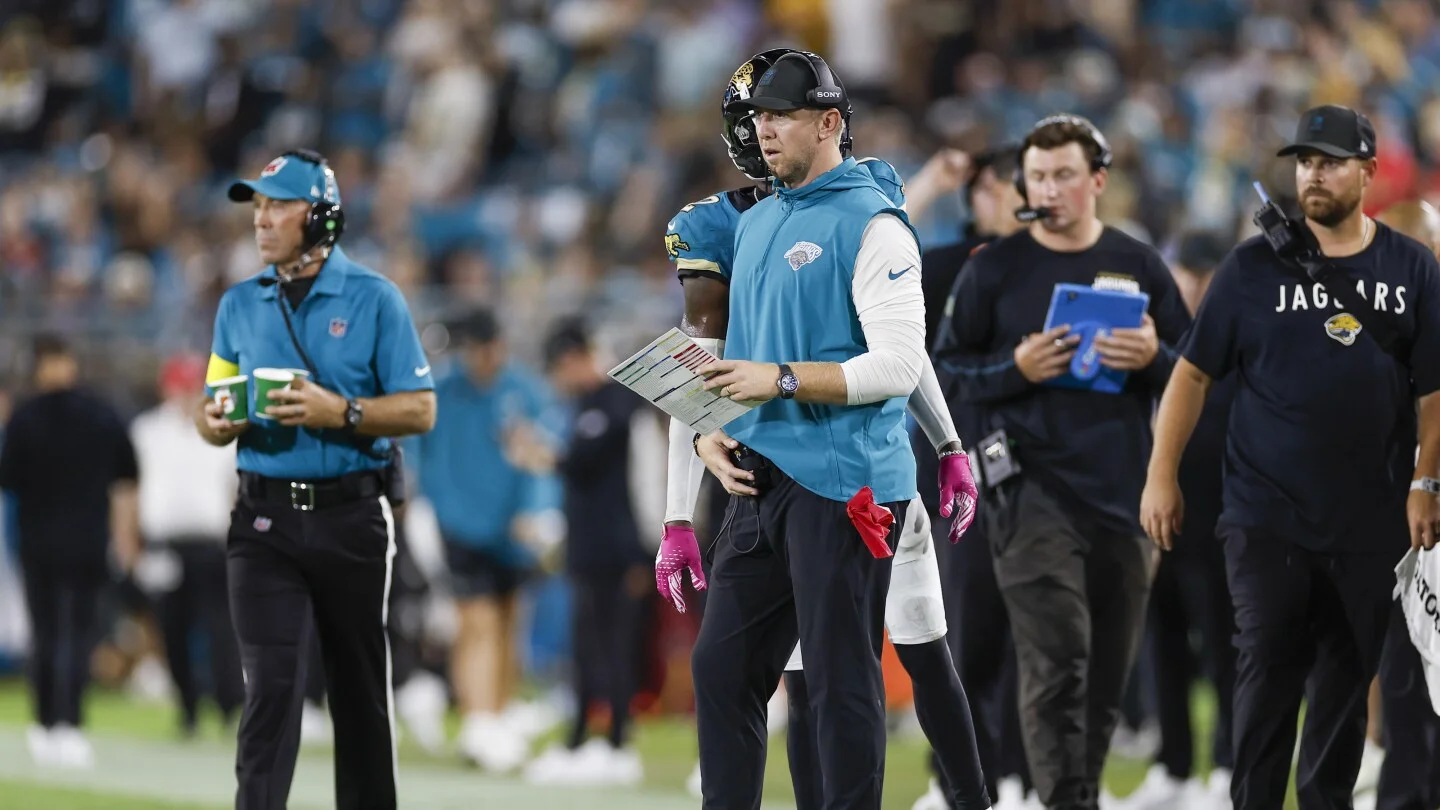 Featured image for Jaguars Coach Liam Coen Emphasizes Respect and Resilience