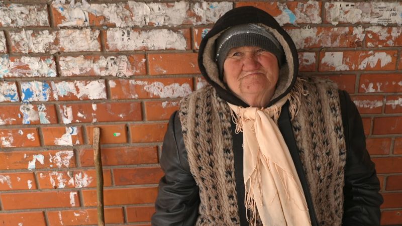 Abandoned East: Elderly Ukrainians Refuse to Leave Their Pets Behind.