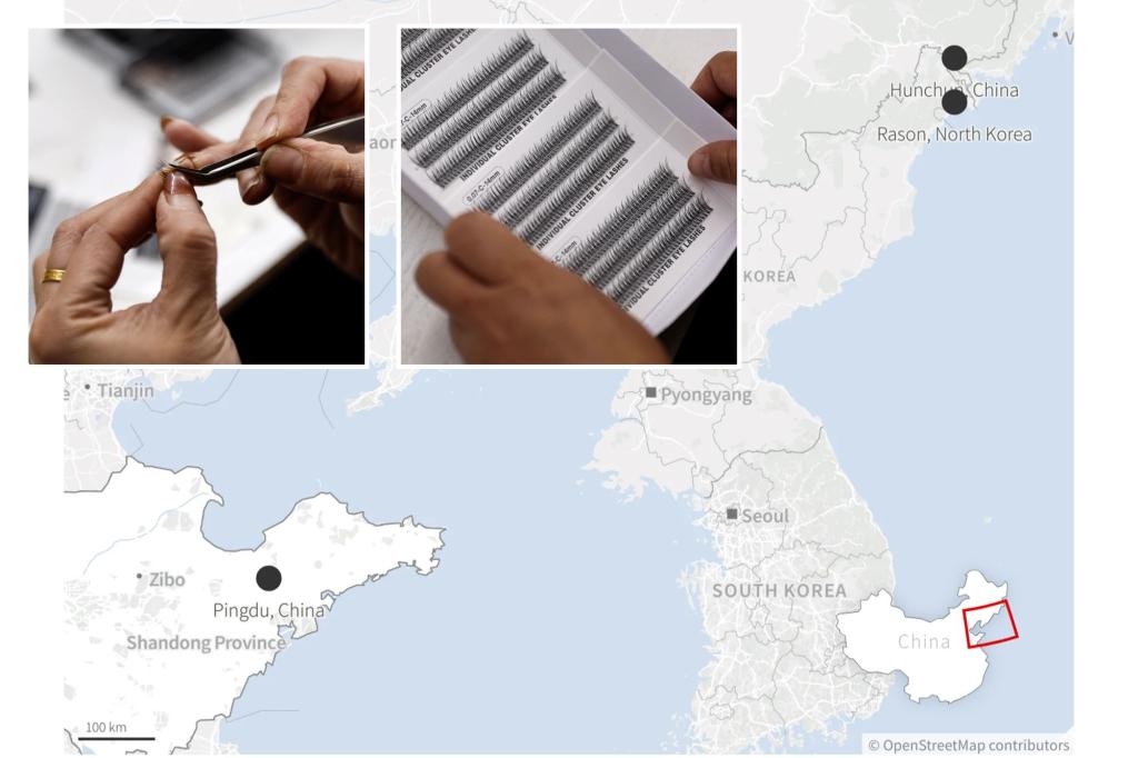"North Korean False Eyelashes and Wigs: The Lucrative Export Route to the West"