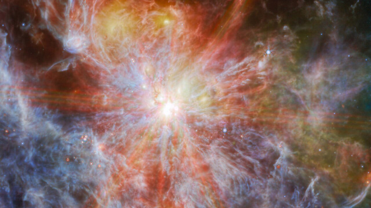 "James Webb Telescope Captures Spectacular Star Birth Cluster Beyond Milky Way"