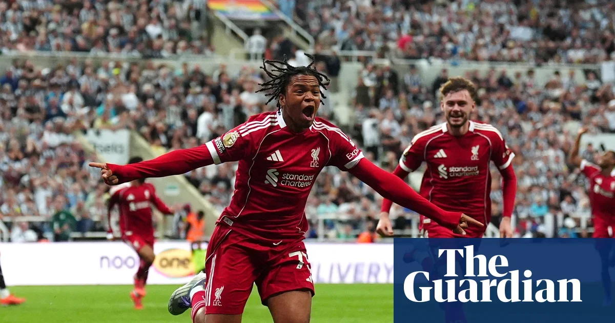 Rio Ngumoha's 100th-minute Goal Secures Liverpool Victory Over 10-Man Newcastle
