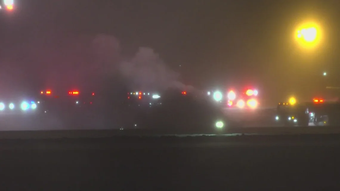 Eight aboard as Houston-registered business jet crashes during takeoff in Bangor