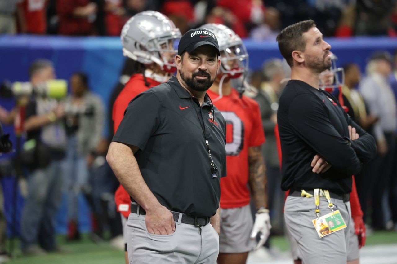 Featured image for Ohio State's Spring Practice: QB Update, Carnell Tate Shines, and Defensive Line Dominates.