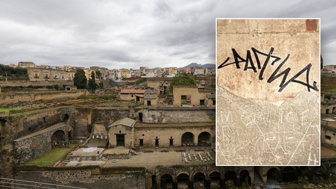 "Tourist Vandalizes Ancient Roman Wall, Sparks Outrage in Italy"