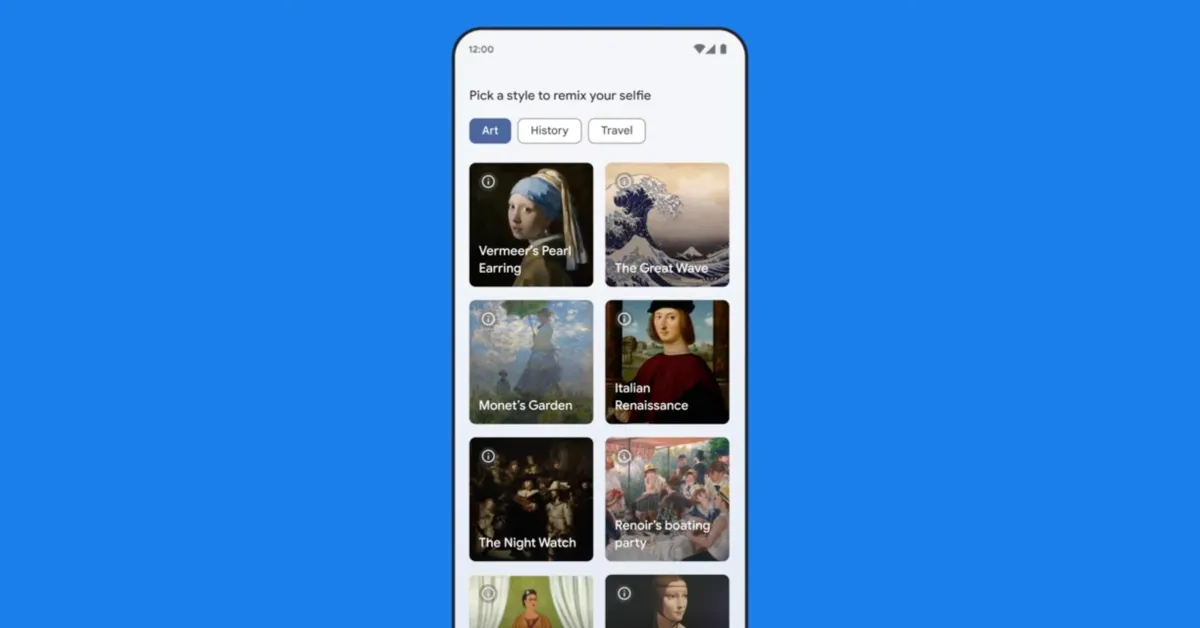 "Google's Art Selfie 2: Transform Your Selfies with AI into Historic Art Styles"