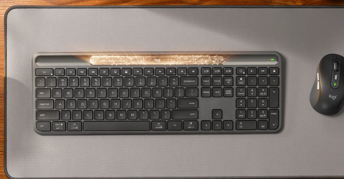 Featured image for Logitech's Solar-Powered Keyboard: Endless Power from Sunlight