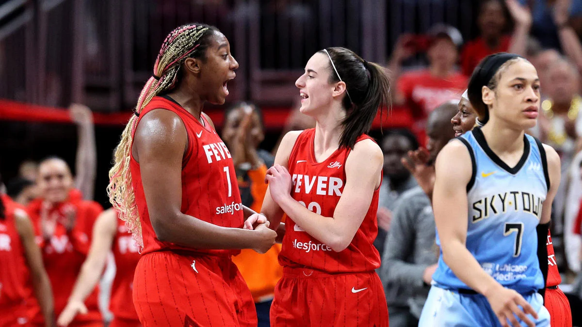 Caitlin Clark Leads Fever to First Home Win Over Angel Reese's Sky