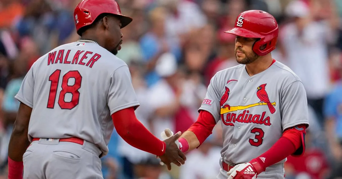 Cardinals' Montgomery and Carlson lead team to fourth consecutive win over Nationals.