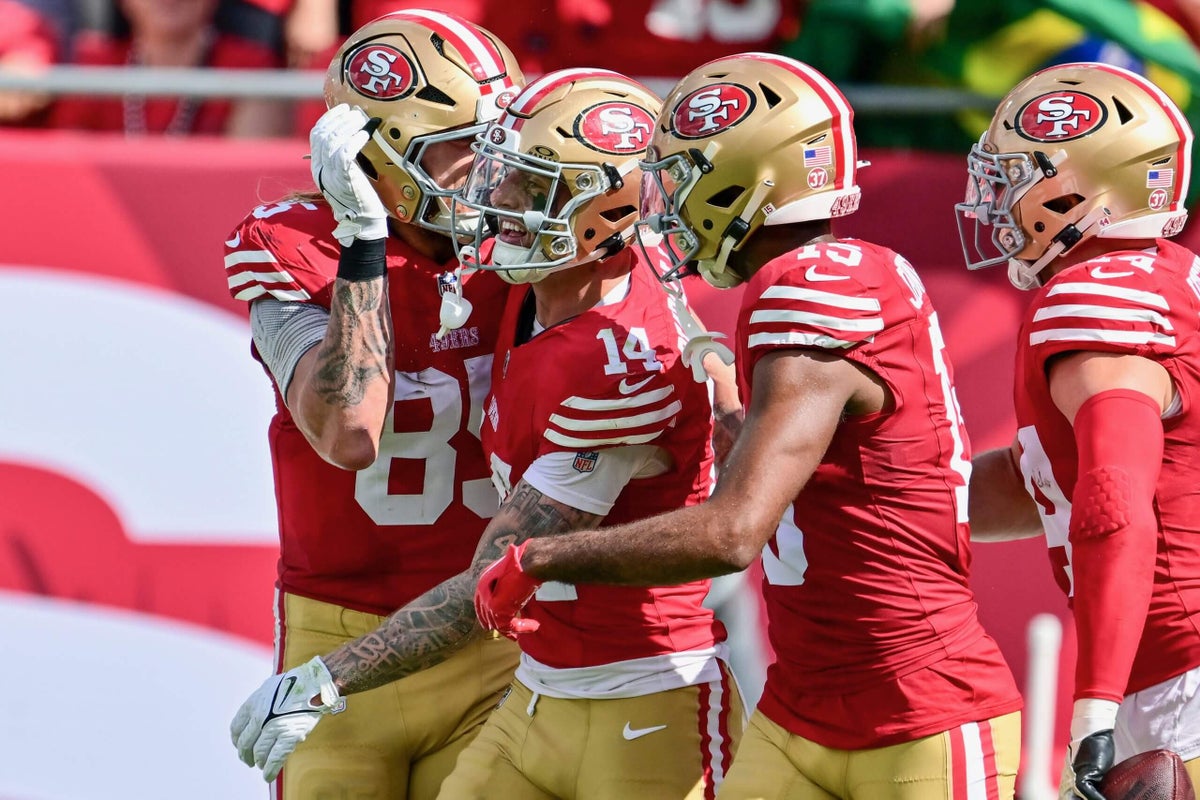Featured image for 49ers' Ricky Pearsall Scores First TD Months After Shooting