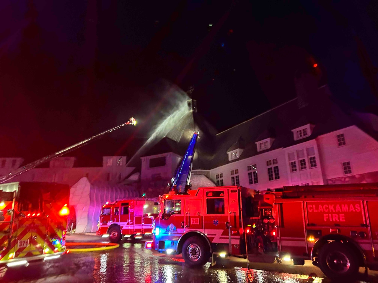 Featured image for "Timberline Lodge Fire: Historic Hotel and Ski Area Closed Indefinitely After Blaze"