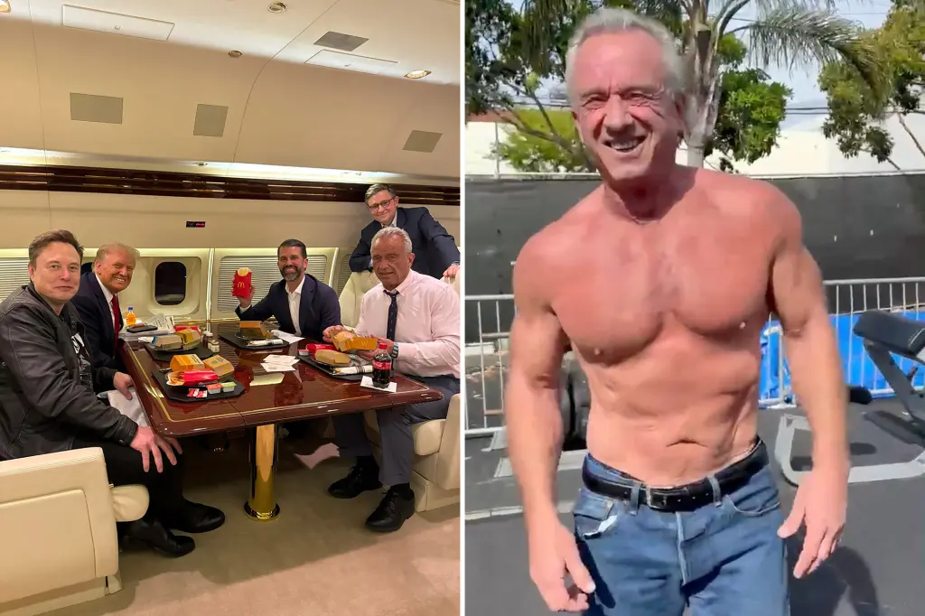 Featured image for RFK Jr. Criticized for McDonald's Meal on Trump Plane Amid Health Pledge