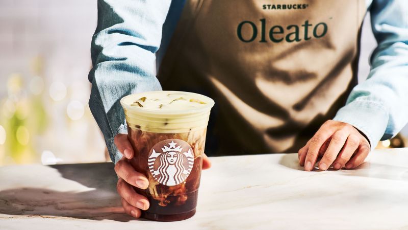 Starbucks expands distribution of olive oil coffee.