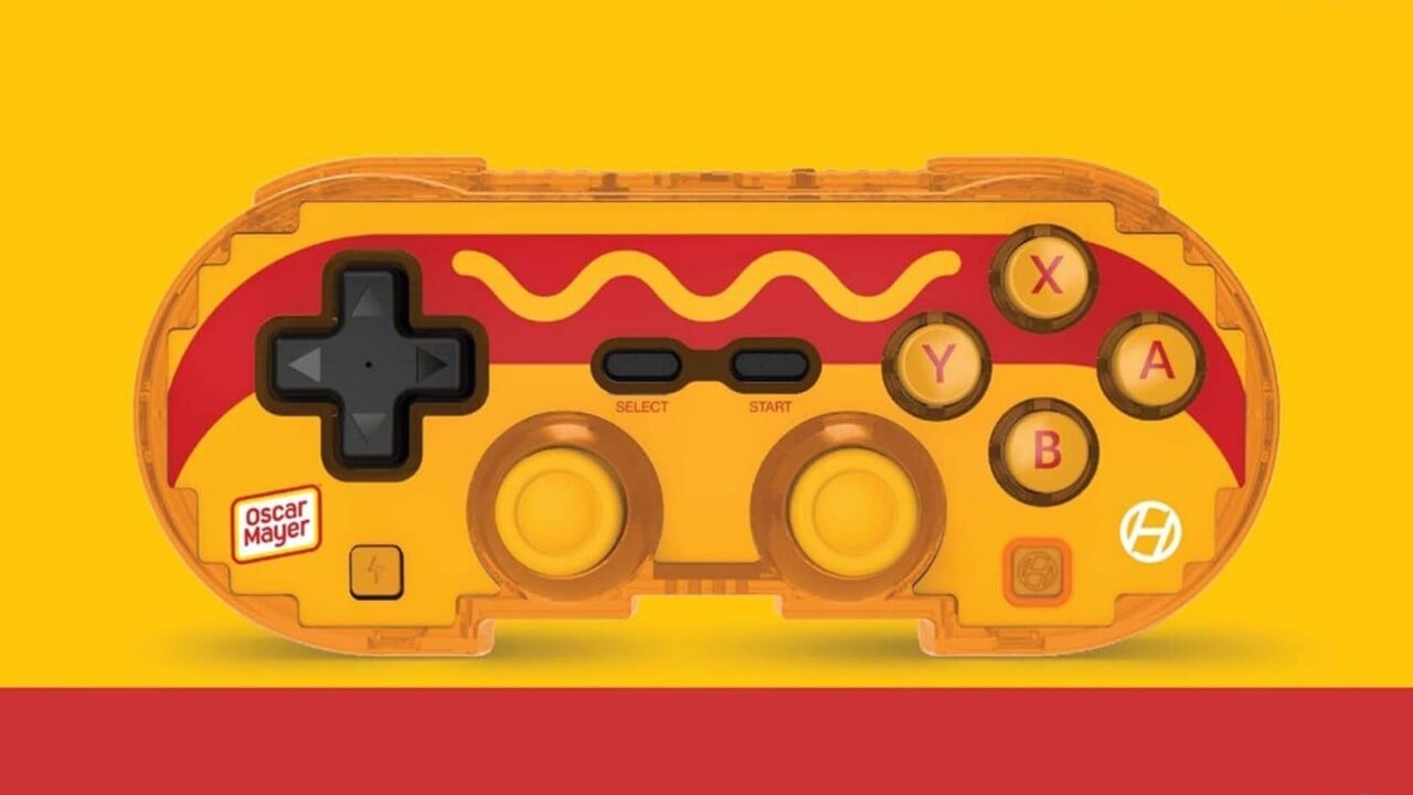 Featured image for "Hyperkin Unveils Switch-Compatible Controller Shaped Like a Hot Dog"