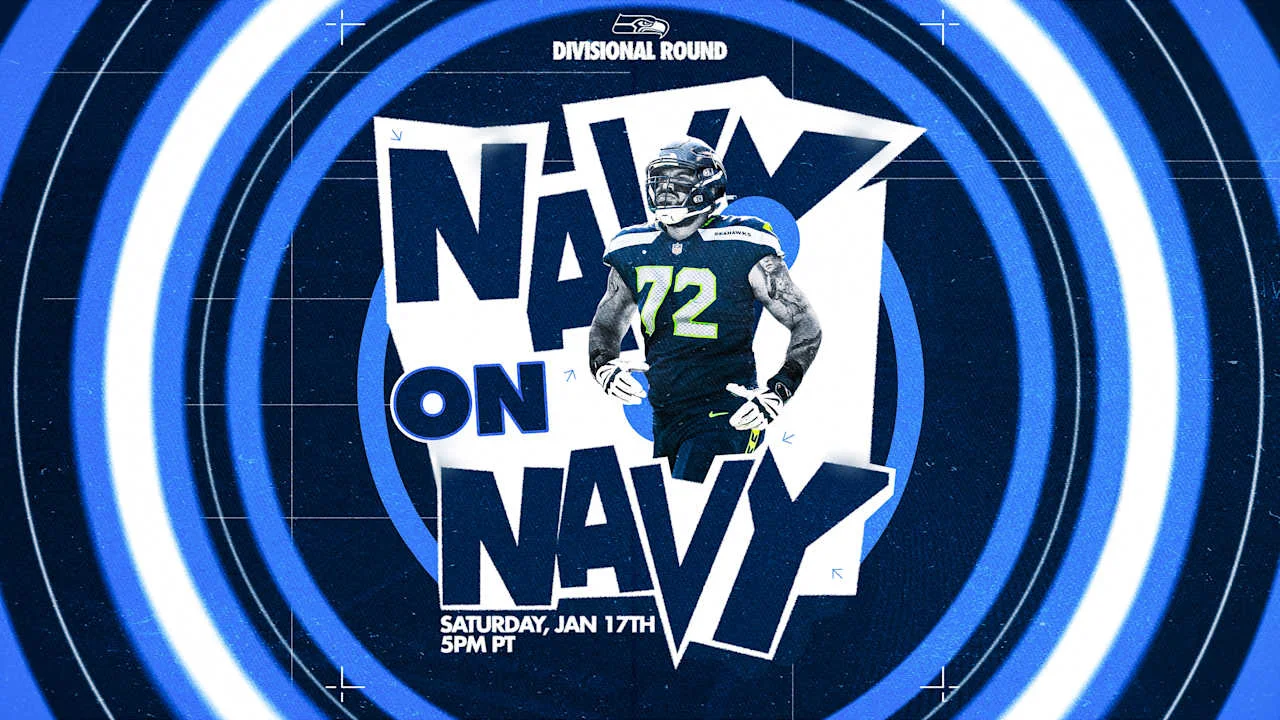 Seahawks Don Navy College Color for NFC Divisional Round Clash vs. 49ers