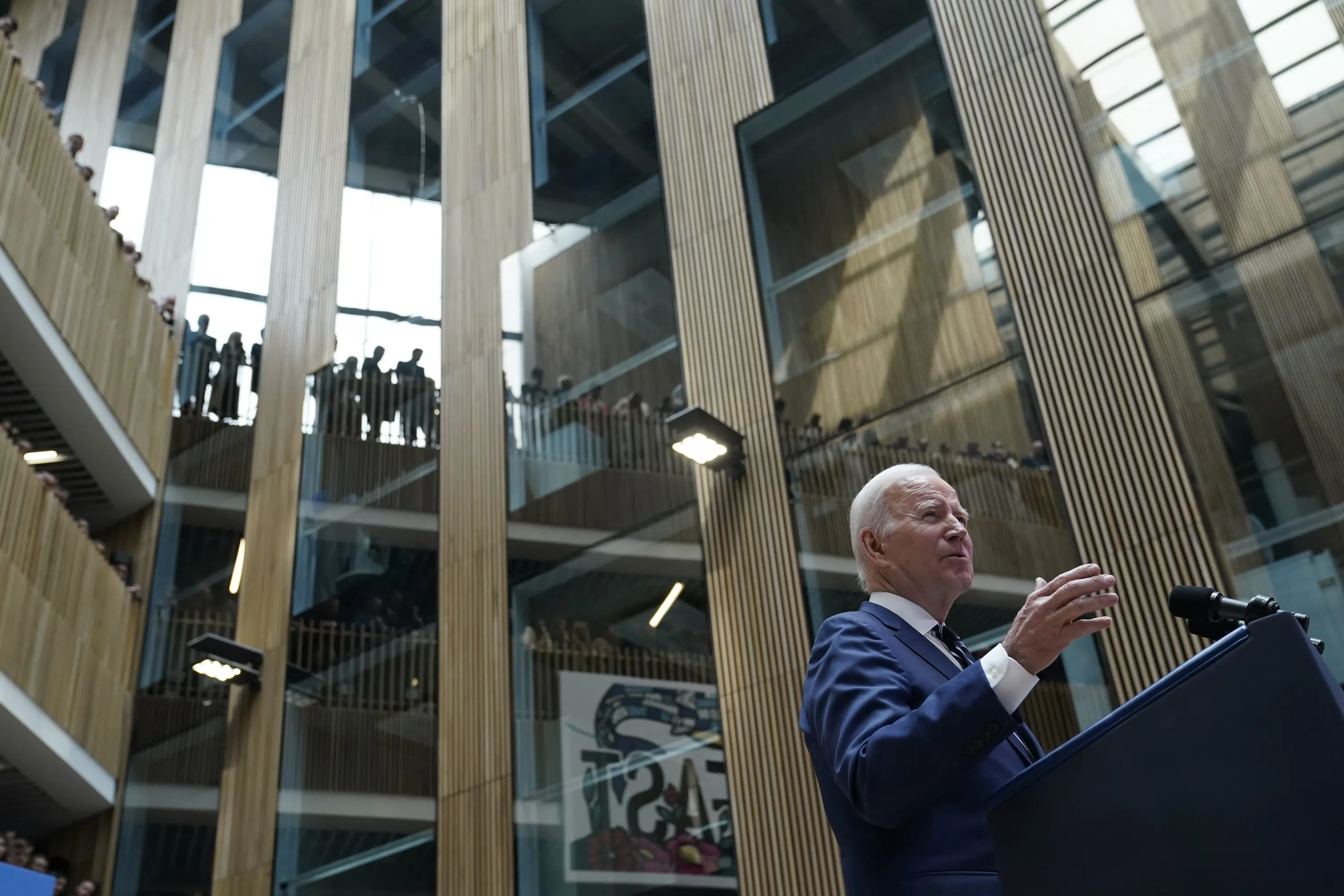 Biden visits Northern Ireland to promote economic growth and peace.
