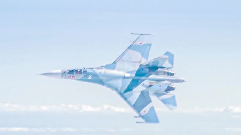 Russian Military Aircraft Intercepted by German Air Force over Baltic Sea.