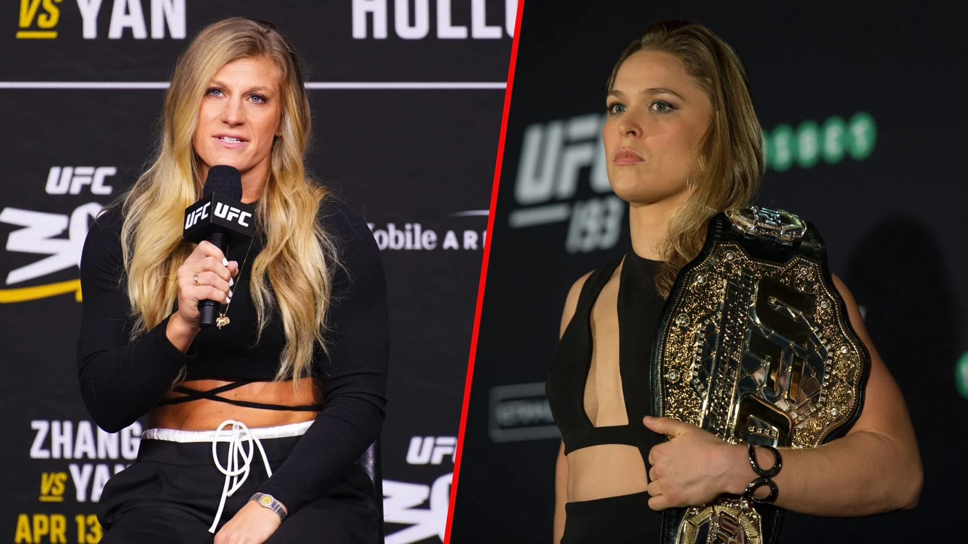 Featured image for Kayla Harrison Addresses Ronda Rousey, PED Allegations, and UFC 316 Controversies