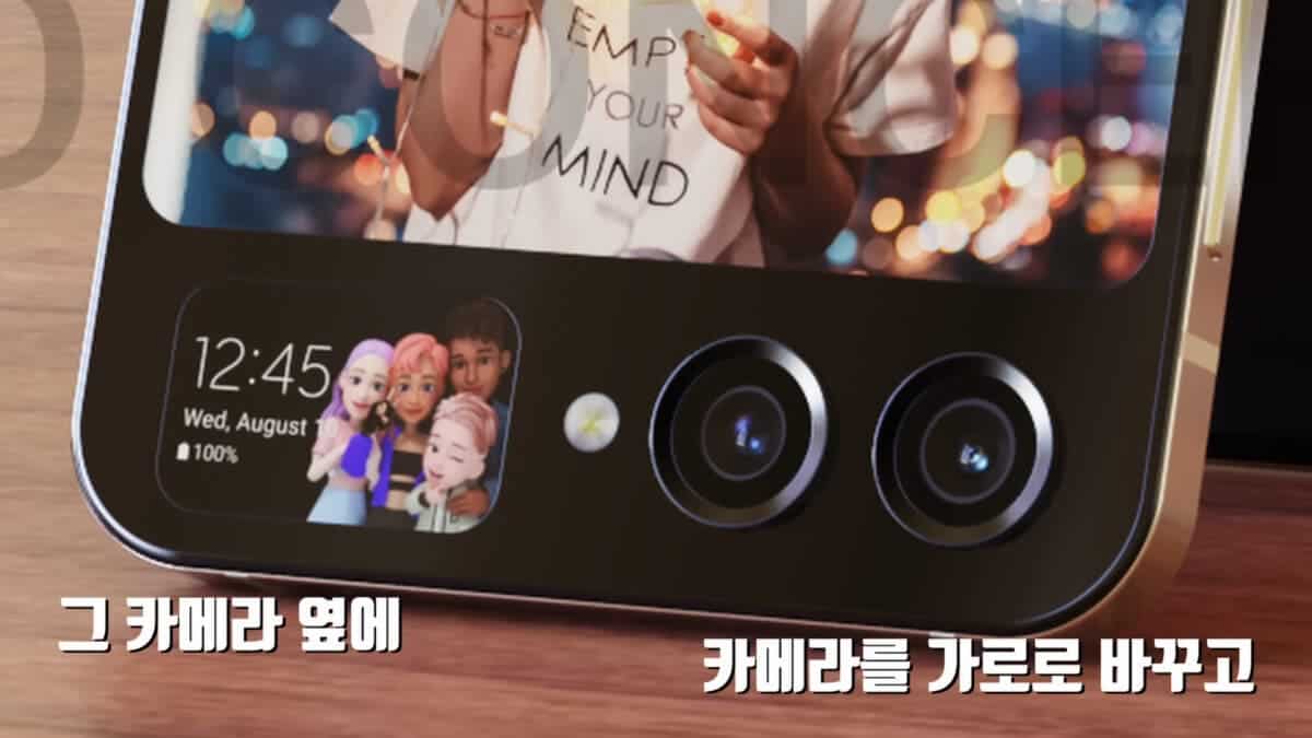 Featured image for "Galaxy Z Flip 5 Reveals Massive External Screen in Leaked Renders"