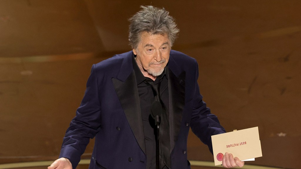"Al Pacino's Best Picture Presentation Skips Nominee Announcement"