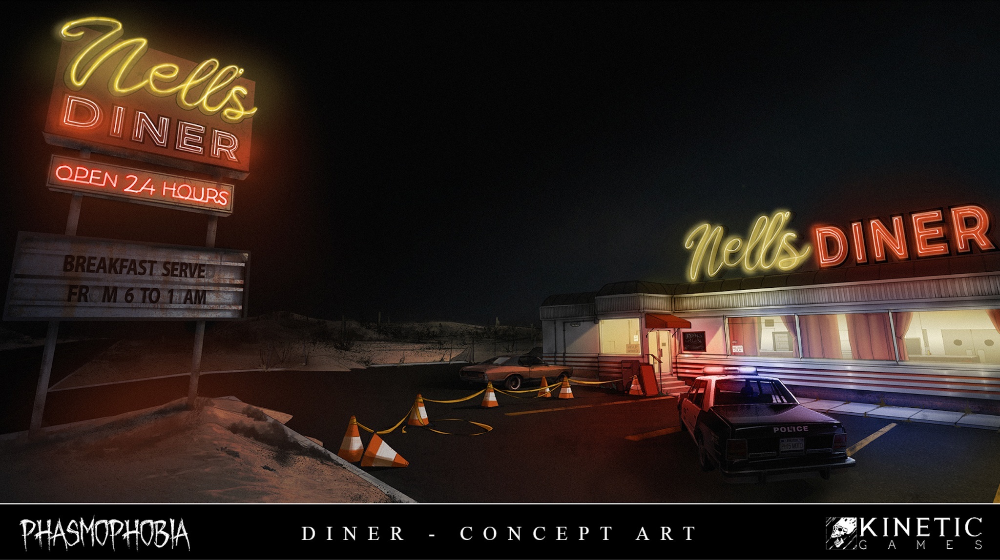 Featured image for Phasmophobia Announces New Nell's Diner Map for 2025