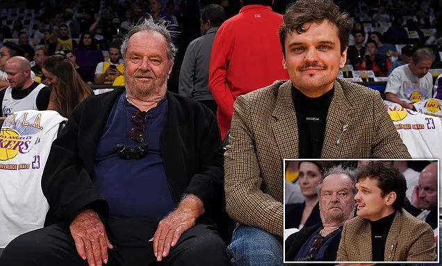 Jack Nicholson courtside at Lakers game sparks social media frenzy.