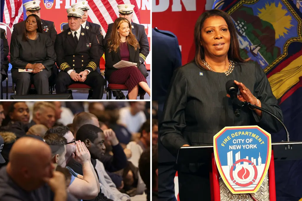 "FDNY Commissioner Pursues Firefighters for Booing Letitia James and Cheering Trump"
