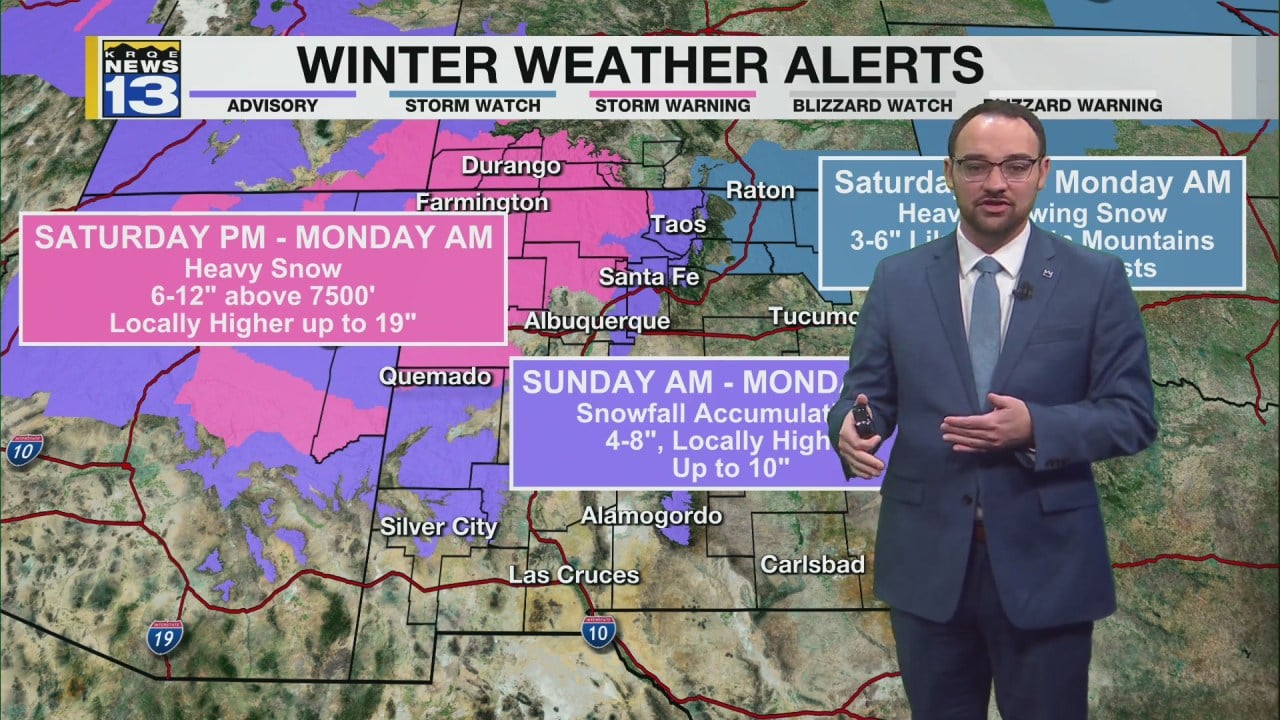 Featured image for "Arctic Blast Targets New Mexico with Weekend Winter Storm Onslaught"