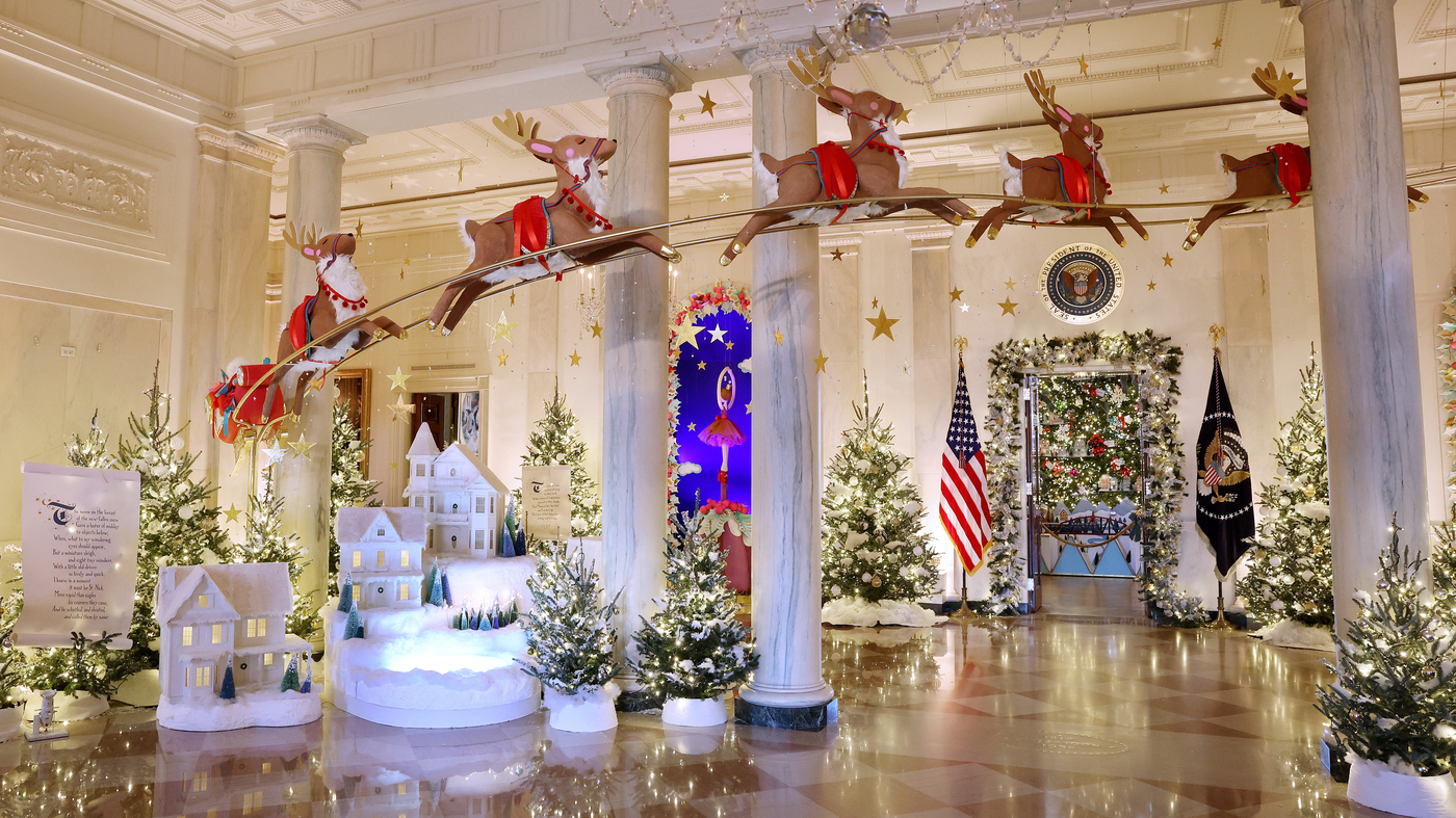 Featured image for "Jill Biden Reveals Stunning White House Christmas Decorations"