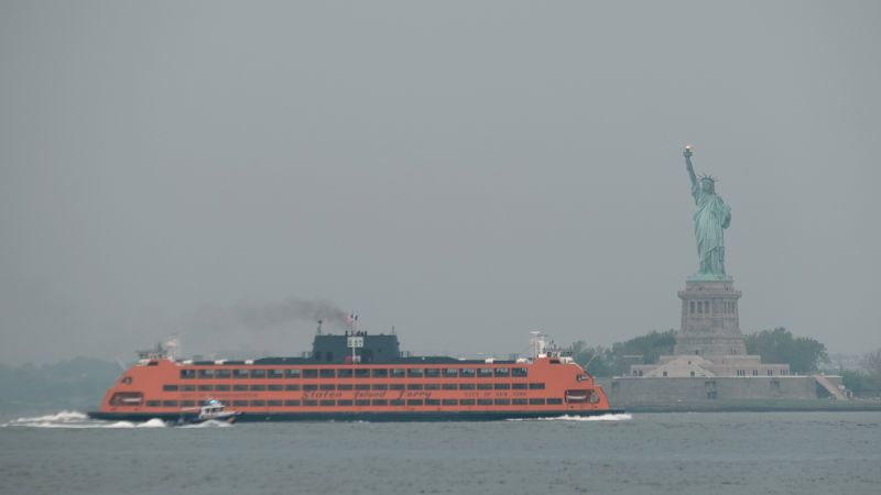 Canada's Wildfire Smoke Causes Air Pollution Crisis in Northeastern US Cities.