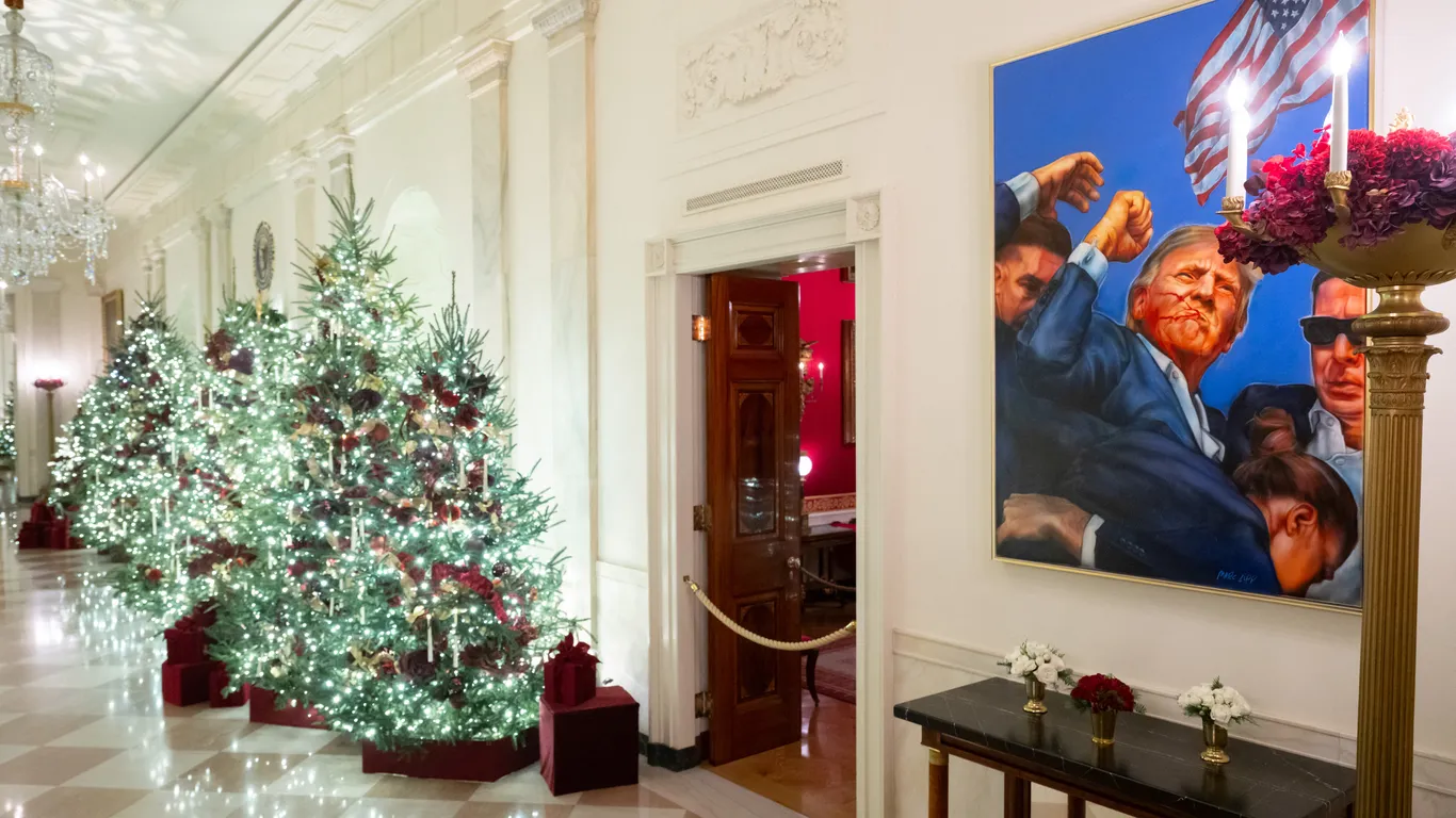 Featured image for Melania Trump Unveils 2025 White House Christmas Decorations