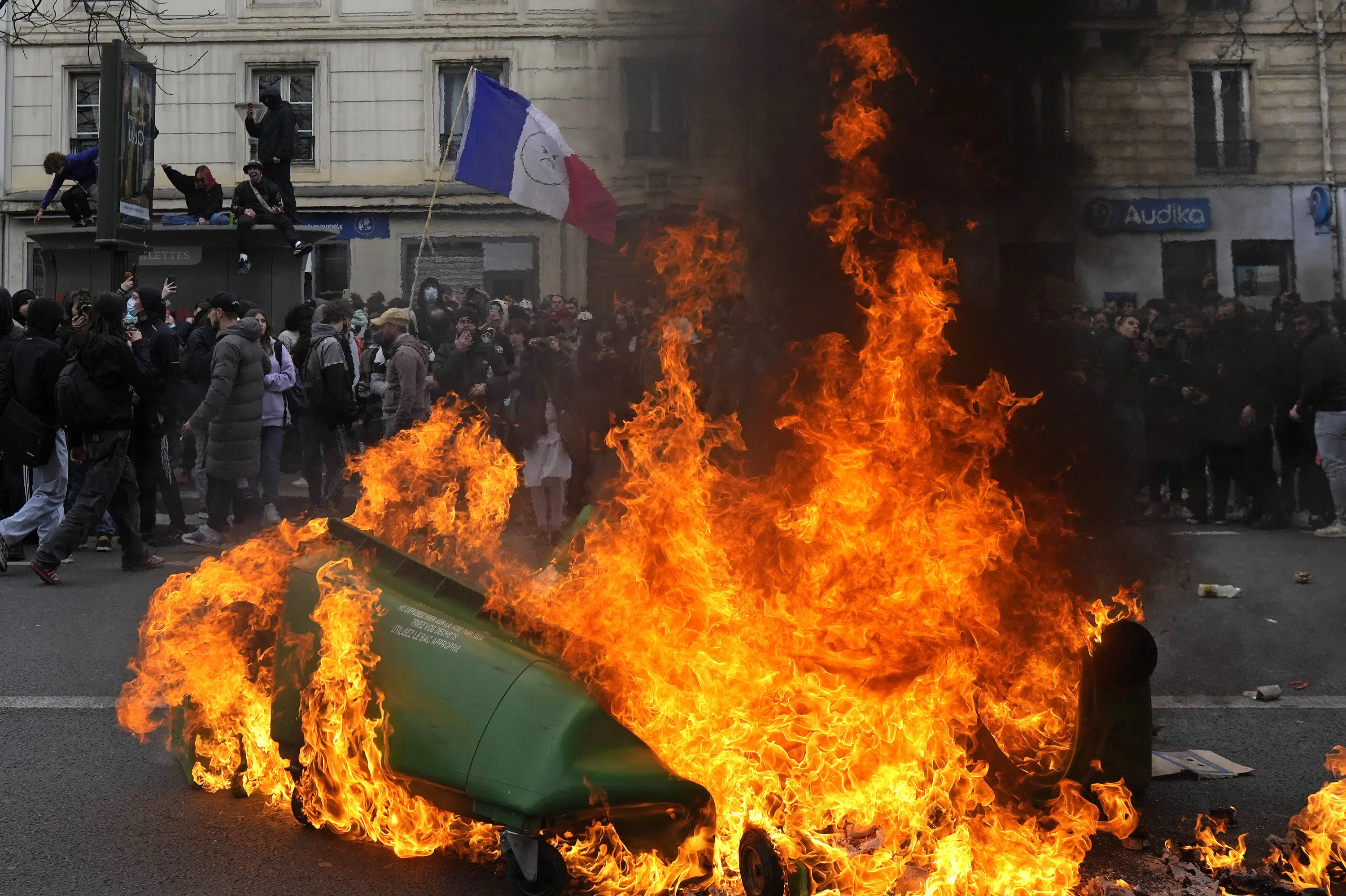 France's Pension Protests: From Mayhem to Shrinking Numbers.