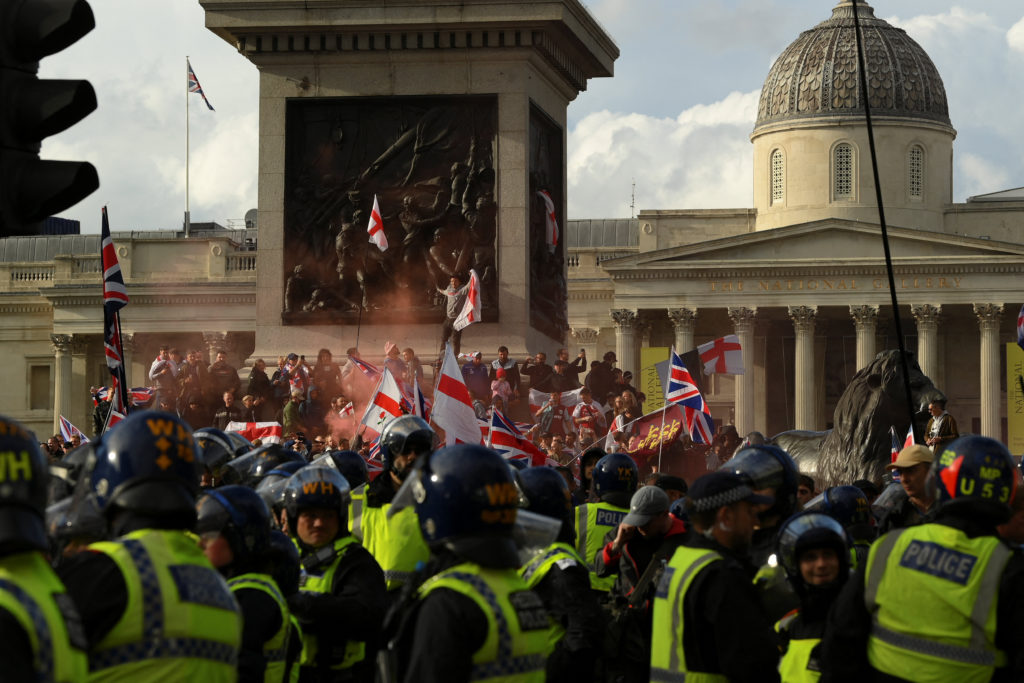 Featured image for Massive Far-Right Rally in London Sparks Clashes and Political Calls