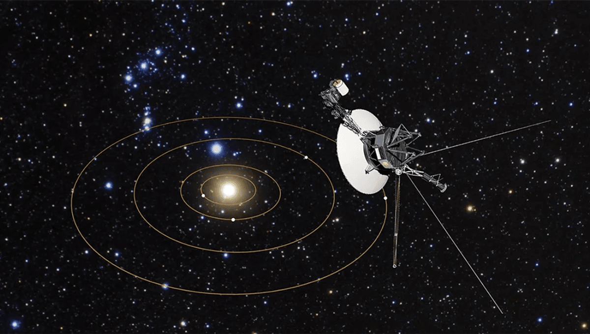 Featured image for "Voyager 1's Mysterious Data Transmission from Interstellar Space"