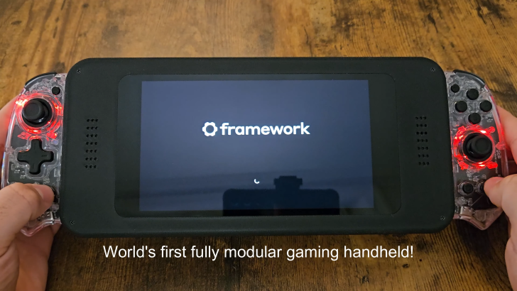 Featured image for "Modular Gaming Handheld Powered by Framework's Mainboard: A Gamer's Dream Come True"
