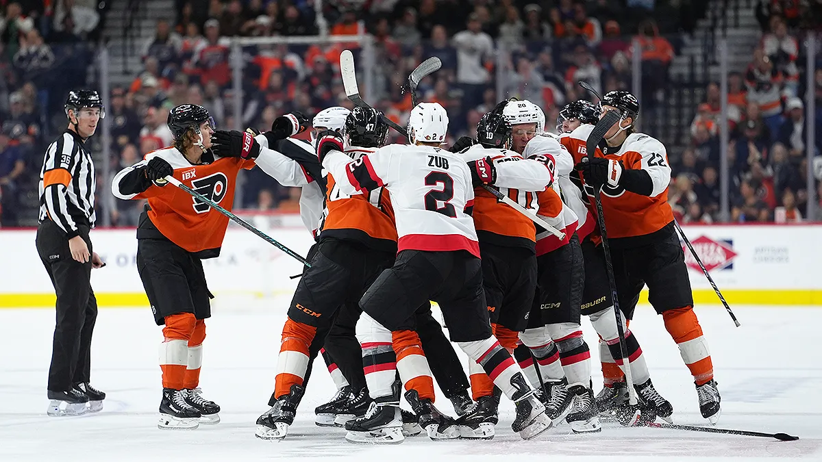 Featured image for Senators edge Flyers in overtime after Stutzle's two goals