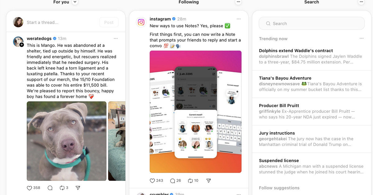 Featured image for "Threads Unveils TweetDeck-Style Redesign for All Users"