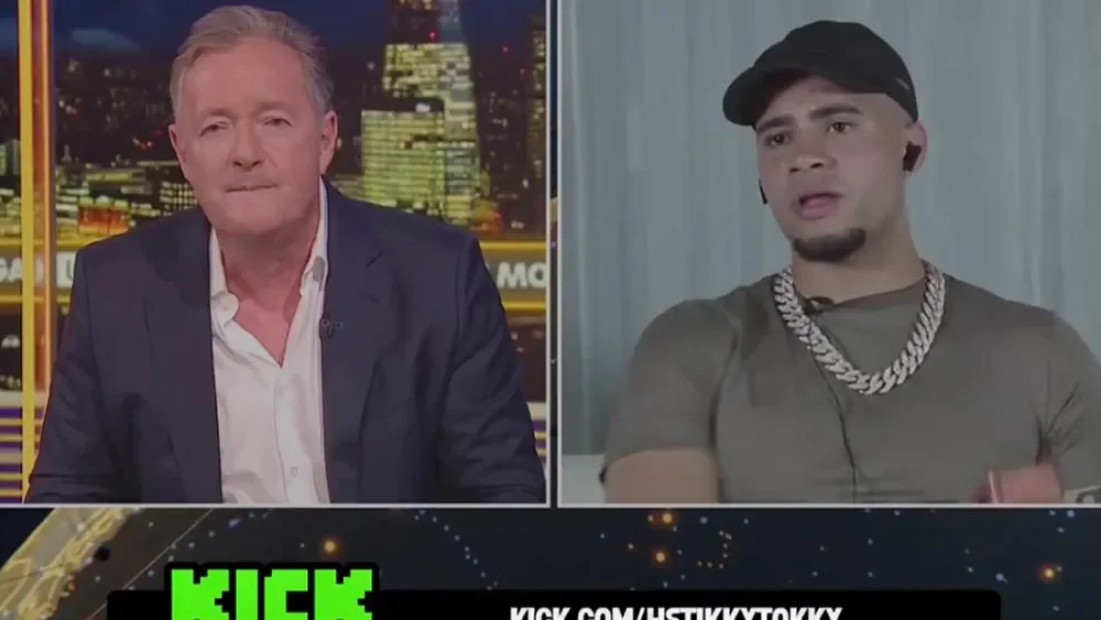 Morgan Walks Off in Fiery Clash With Manosphere Influencer HSTikkyTokky