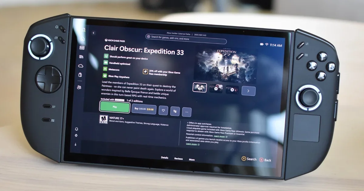 Xbox Full Screen Experience hints at Helix, but remains a flawed handheld testbed