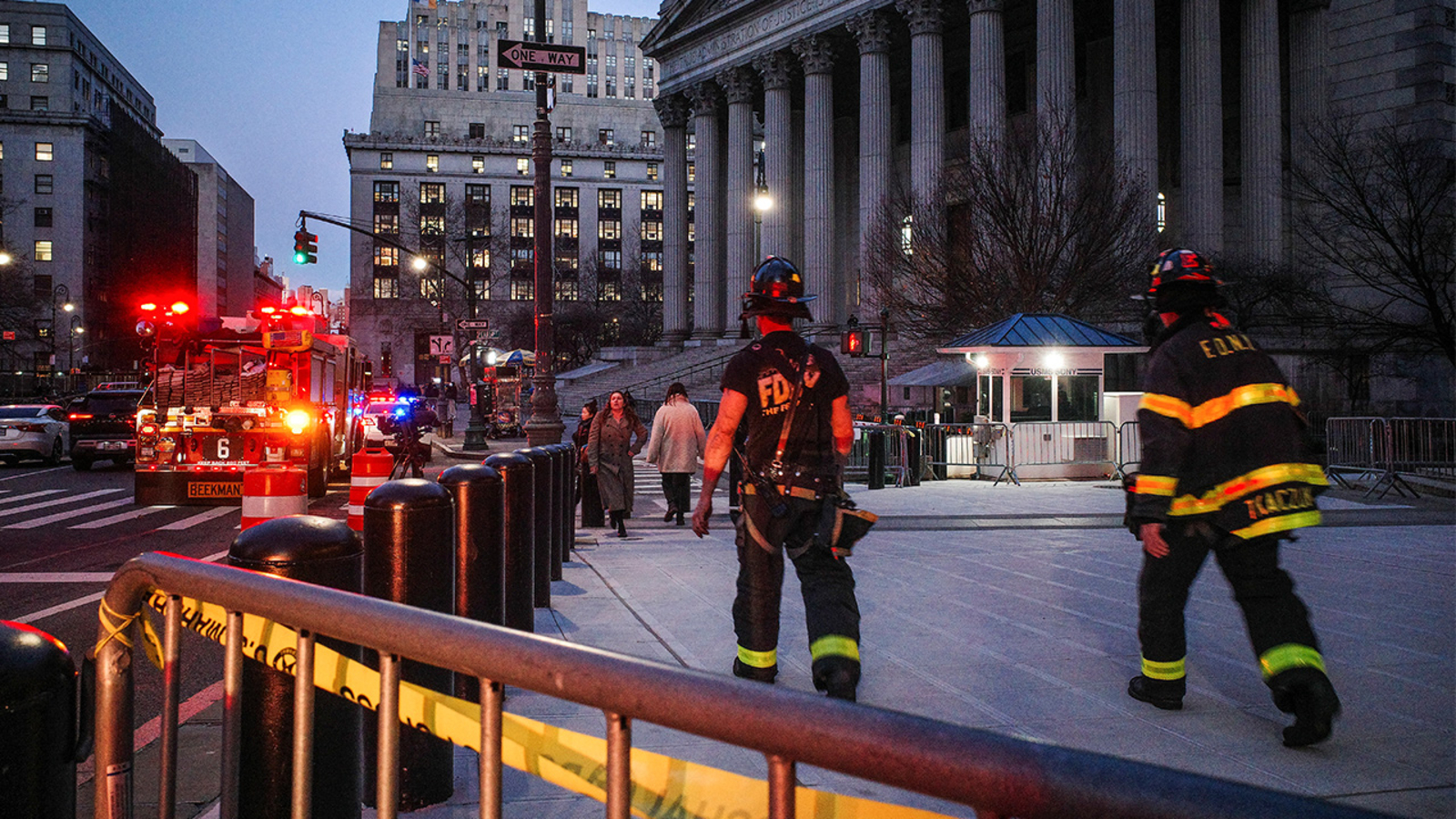 Trump Civil Trial Evacuates New York Courthouse After Man Sets Papers on Fire, Injuring 17
